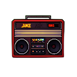 Jukebox - 256x256 pixel art sprite