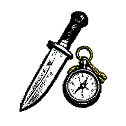 Jungle Scout (1-Bit) - 256x256 pixel art sprite