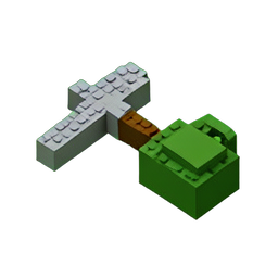 Jungle Scout (Voxel) - 256x256 pixel art sprite