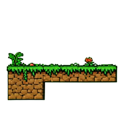 Plataforma de Lianas da Selva — sprite pixel art 256×256