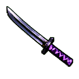 Katana (16-Bit) - 256x256 pixel art sprite