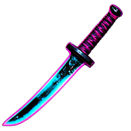 Katana (Cyberpunk) — sprite pixel art 256×256