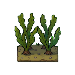 Kelpwaldboden — 256×256 Pixel-Art-Sprite