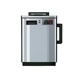 Bouilloire électrique — sprite pixel art 256×256