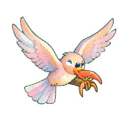 Cangrejo real (Cinemático) — sprite pixel art 256×256
