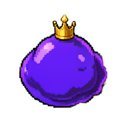 King Slime (16-Bit) - 256x256 pixel art sprite