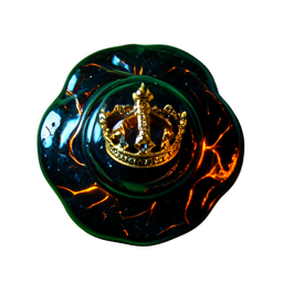 König Slime (Cinematisch) — 256×256 Pixel-Art-Sprite