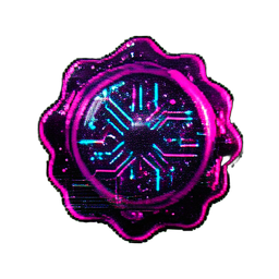 King Slime (Cyberpunk) - 256x256 pixel art sprite