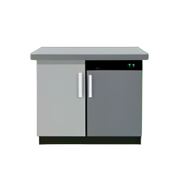Comptoir de l'îlot de cuisine — sprite pixel art 256×256