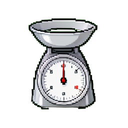 Kitchen Scale Digital — 256×256 pixel art sprite