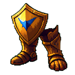 Écu de Chêne-Cerf — sprite pixel art 256×256