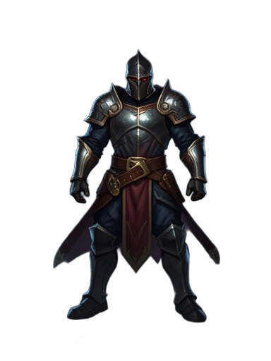 Templario del Eclipse del Caballero — sprite pixel art 384×512