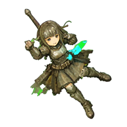Knight Girl (Atmospheric) - 256x256 pixel art sprite