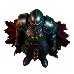 Knight Girl (Cinematic) - 256x256 pixel art sprite