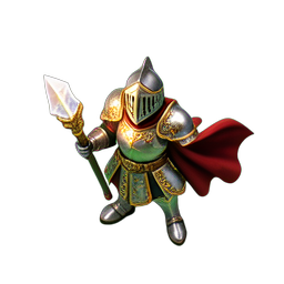 Knight Girl (HD-2D) - 256x256 pixel art sprite