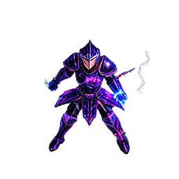 Fille Chevalier (VFX) — sprite pixel art 256×256