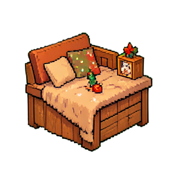 Pila de Manta Tejida — sprite pixel art 256×256