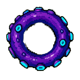 クラーケンの触手 (16bit) — 256×256 ピクセルアートスプライト