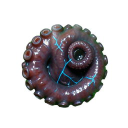 Kraken Tentacle (HD-2D) - 256x256 pixel art sprite