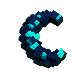 克拉肯触手 (体素) — 256×256 像素游戏素材