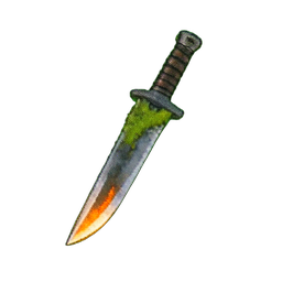 Kunai (Atmosphärisch) — 256×256 Pixel-Art-Sprite