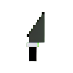 Kunai (Low-Res) — 256×256 Pixel-Art-Sprite