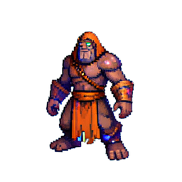 Sacerdote Kuo Toa — sprite pixel art 256×256