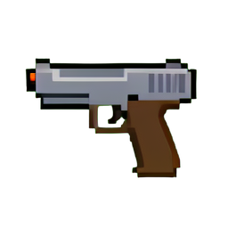 Pistolet d'étiquettes — sprite pixel art 256×256