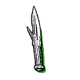 Lanza (1-Bit) — sprite pixel art 256×256