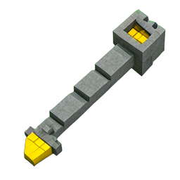 Lance Knight (Voxel) - 256x256 pixel art sprite