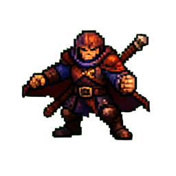 Lance Knight - 256x256 pixel art sprite