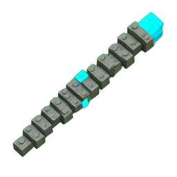 Lance (Voxel) — sprite pixel art 256×256