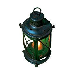 Colgante de linterna (Cinemático) — sprite pixel art 256×256