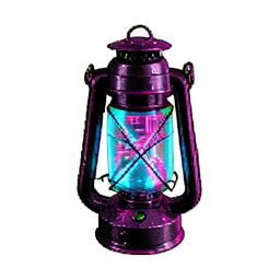 Lantern Hanging (Cyberpunk) - 256x256 pixel art sprite