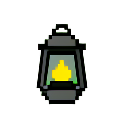 Lantern (Low-Res) - 256x256 pixel art sprite
