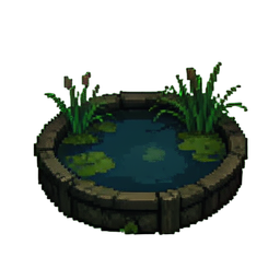 Large Pond Small — 256×256 pixel art sprite