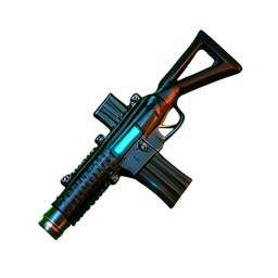 Laserpistole (Filmisch) — 256×256 Pixel-Art-Sprite