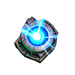 Laser Turret (VFX) — 256×256 pixel art sprite