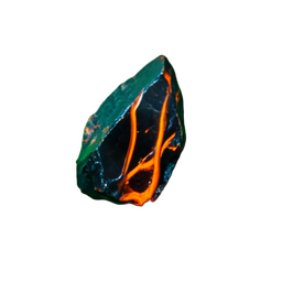 Lava Cooled (Cinematic) — 256×256 pixel art sprite