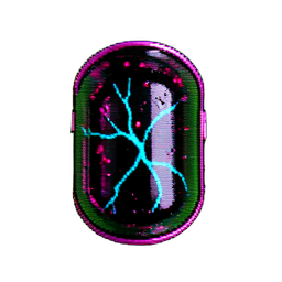 Lava Cooled (Cyberpunk) - 256x256 pixel art sprite