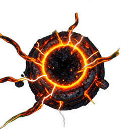 Lava Refrigerado (VFX) — sprite pixel art 256×256