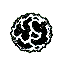 Lava Flow (1-Bit) — 256×256 pixel art sprite