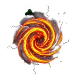 Lava Flow (VFX) - 256x256 pixel art sprite