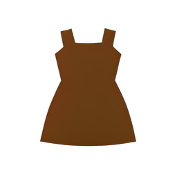 Vestido de cuero de verano — sprite pixel art 256×256