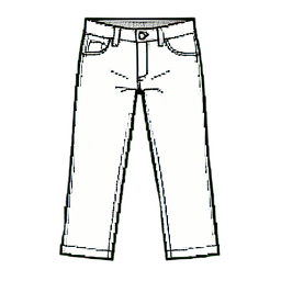 Lederjeans — 256×256 Pixel-Art-Sprite