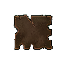 Leather Scrap (16-Bit) - 256x256 pixel art sprite