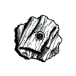 Leather Scrap (1-Bit) - 256x256 pixel art sprite