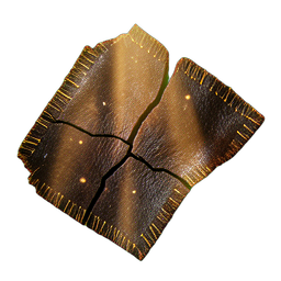 Leather Scrap (HD-2D) - 256x256 pixel art sprite