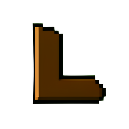 Leather Scrap (Low-Res) - 256x256 pixel art sprite