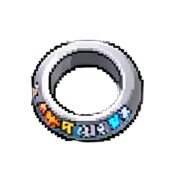 Anel de Força Menor — sprite pixel art 256×256